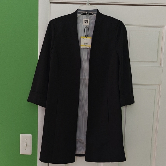 Anne Klein Jackets & Blazers - Open Front Black Blazer